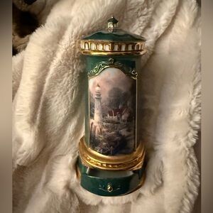 Thomas Kinkade 2nd Edition Music Box Trinket “THE LIGHT OF PEACE”